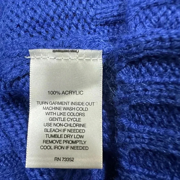 Hannah Women’s Blue Cowl Neck Sweater - Picture 11 of 12